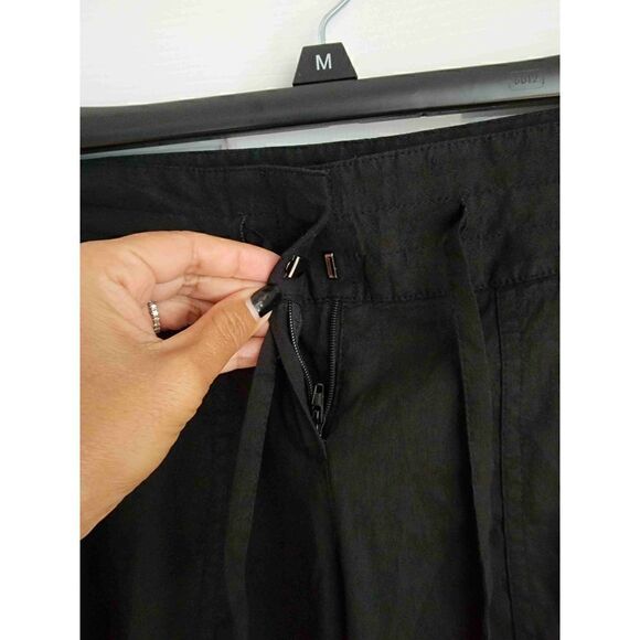 Theory Linen-Blend Jogger Pants 2 - Picture 5 of 9